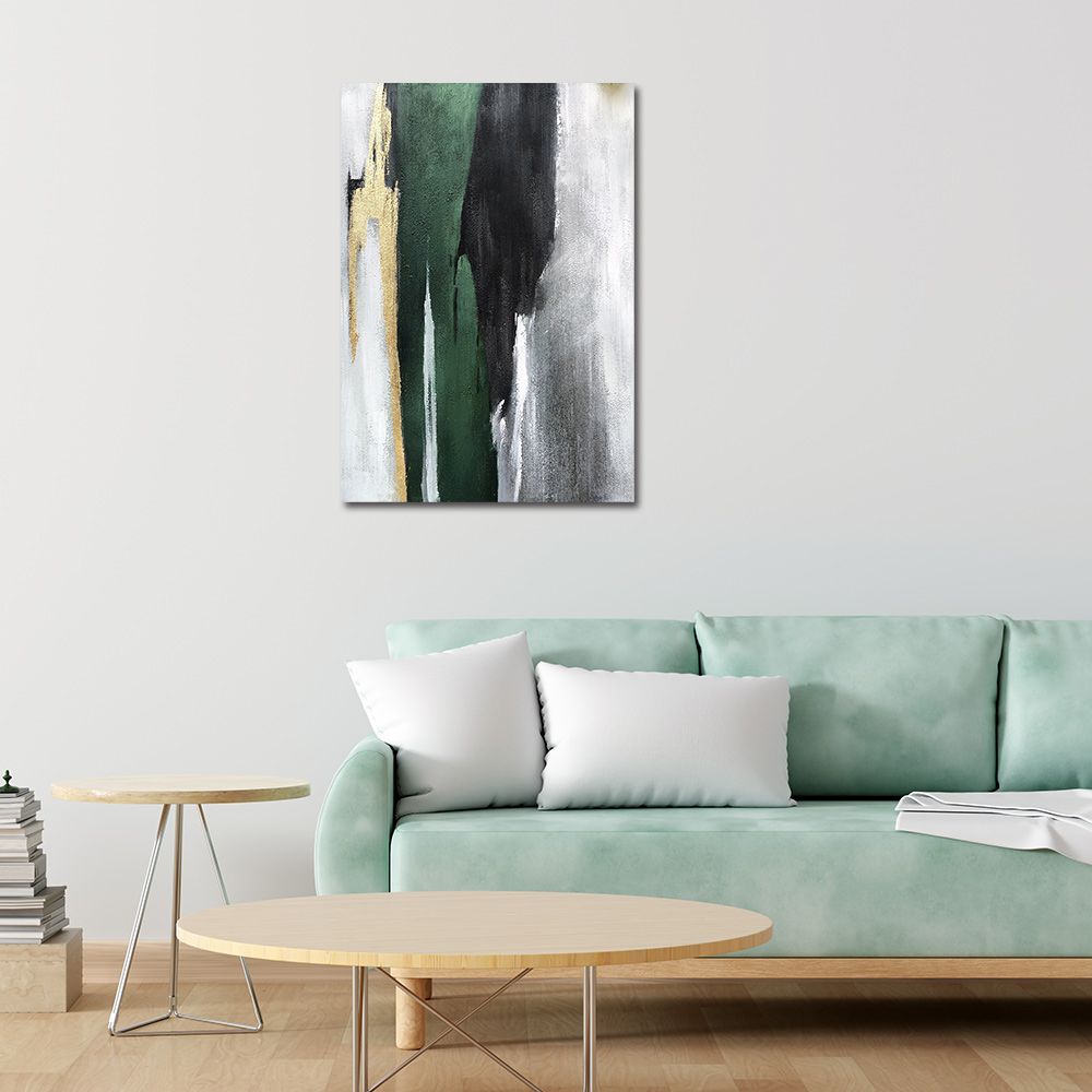 御畫房 當代國家級展覽畫家 抽象系列手繪油畫70×100cm(DB-039)
