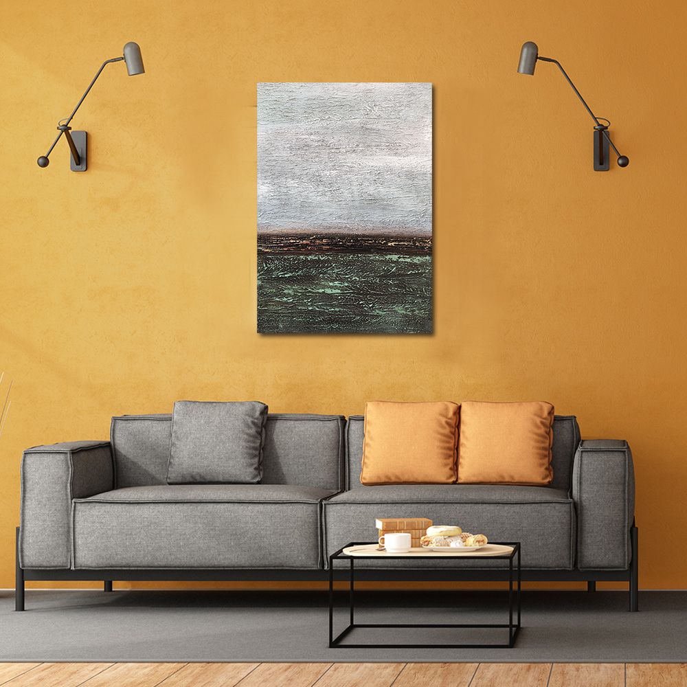 御畫房 當代國家級展覽畫家 抽象系列手繪油畫70×100cm(DB-044)