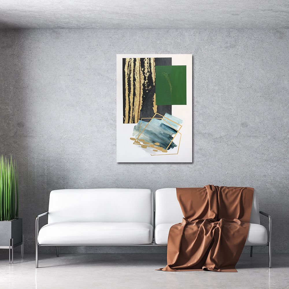 御畫房 當代國家級展覽畫家 抽象系列手繪油畫70×100cm(DB-047)
