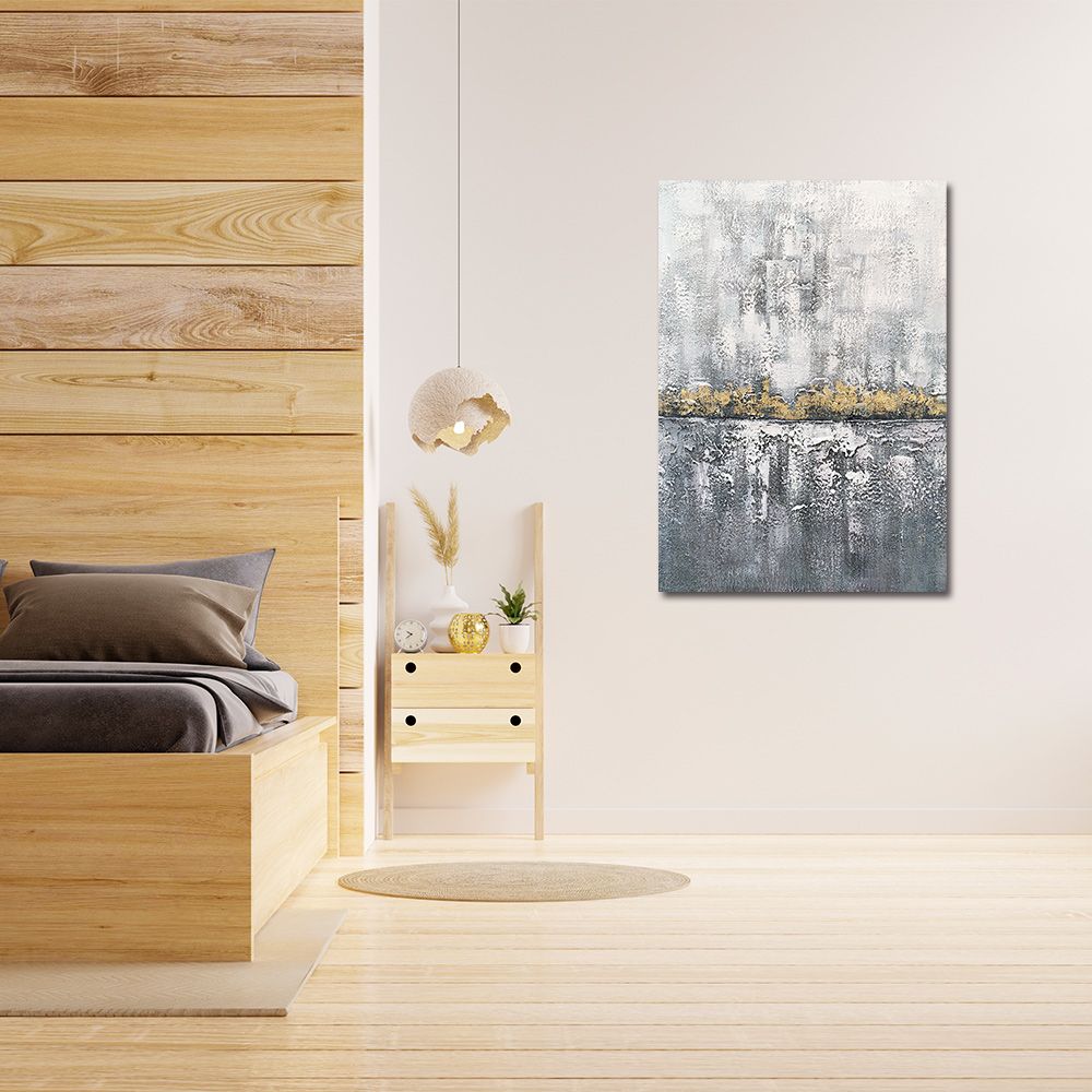 御畫房 當代國家級展覽畫家 抽象系列手繪油畫70×100cm(DB-049)