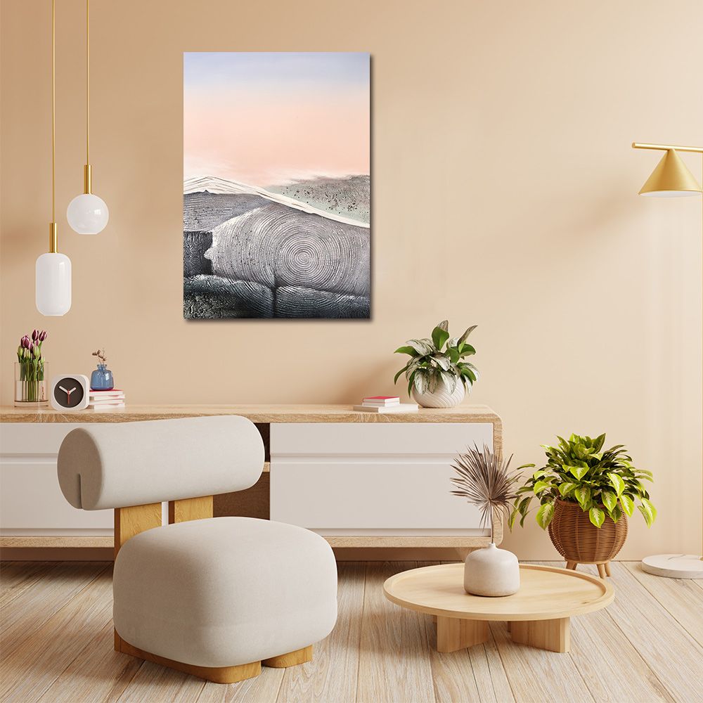 御畫房 當代國家級展覽畫家 抽象系列手繪油畫70×100cm(DB-061)