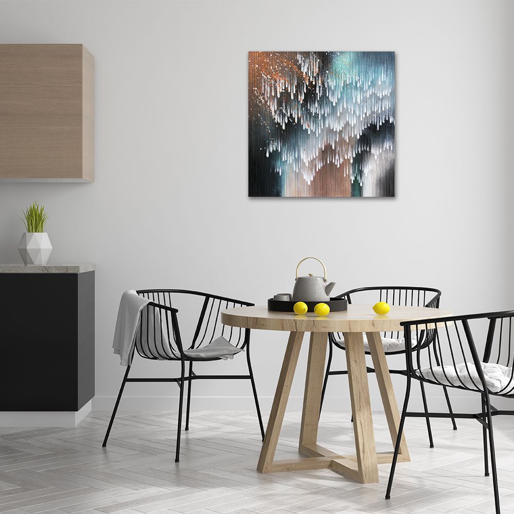 御畫房 當代國家級展覽畫家 抽象系列手繪油畫80×80cm(DB-062)