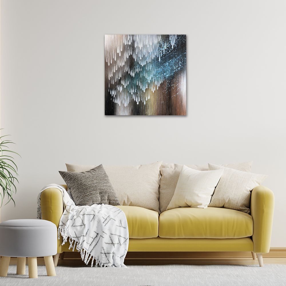 御畫房 當代國家級展覽畫家 抽象系列手繪油畫80×80cm(DB-063)