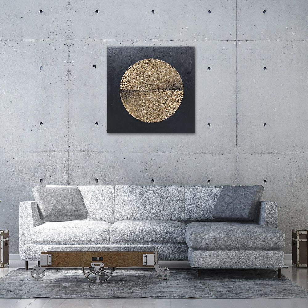 御畫房 當代國家級展覽畫家 抽象系列手繪油畫80×80cm(DB-064)