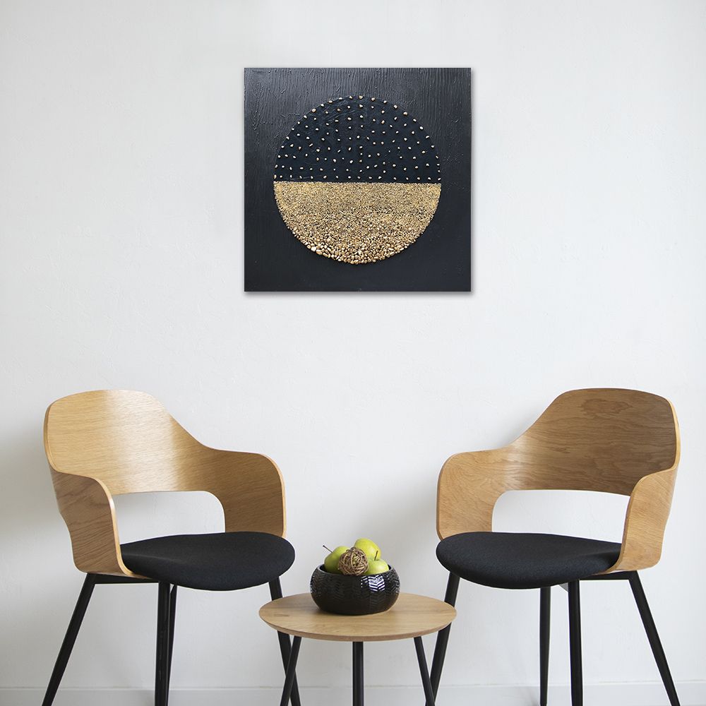 御畫房 當代國家級展覽畫家 抽象系列手繪油畫80×80cm(DB-065)