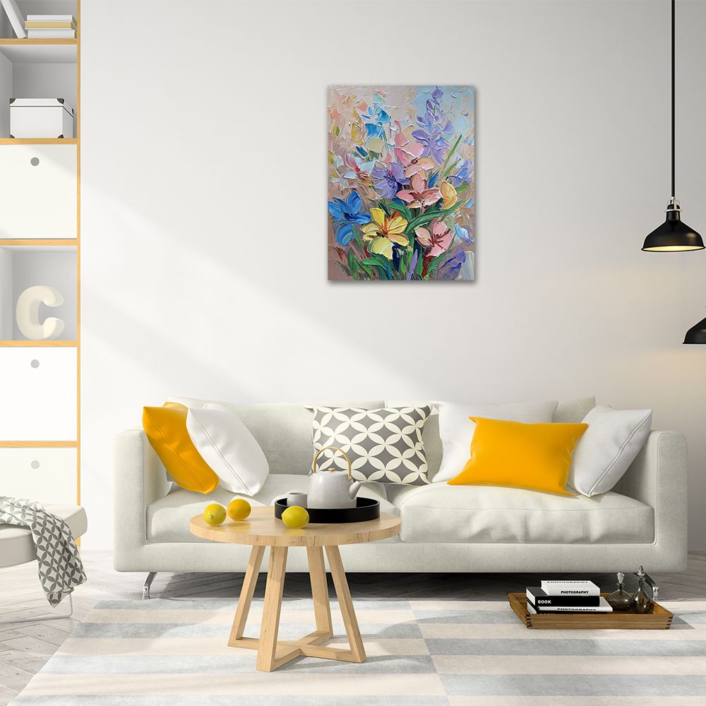 御畫房 當代國家級展覽畫家 抽象系列手繪油畫60×80cm(DB-070)