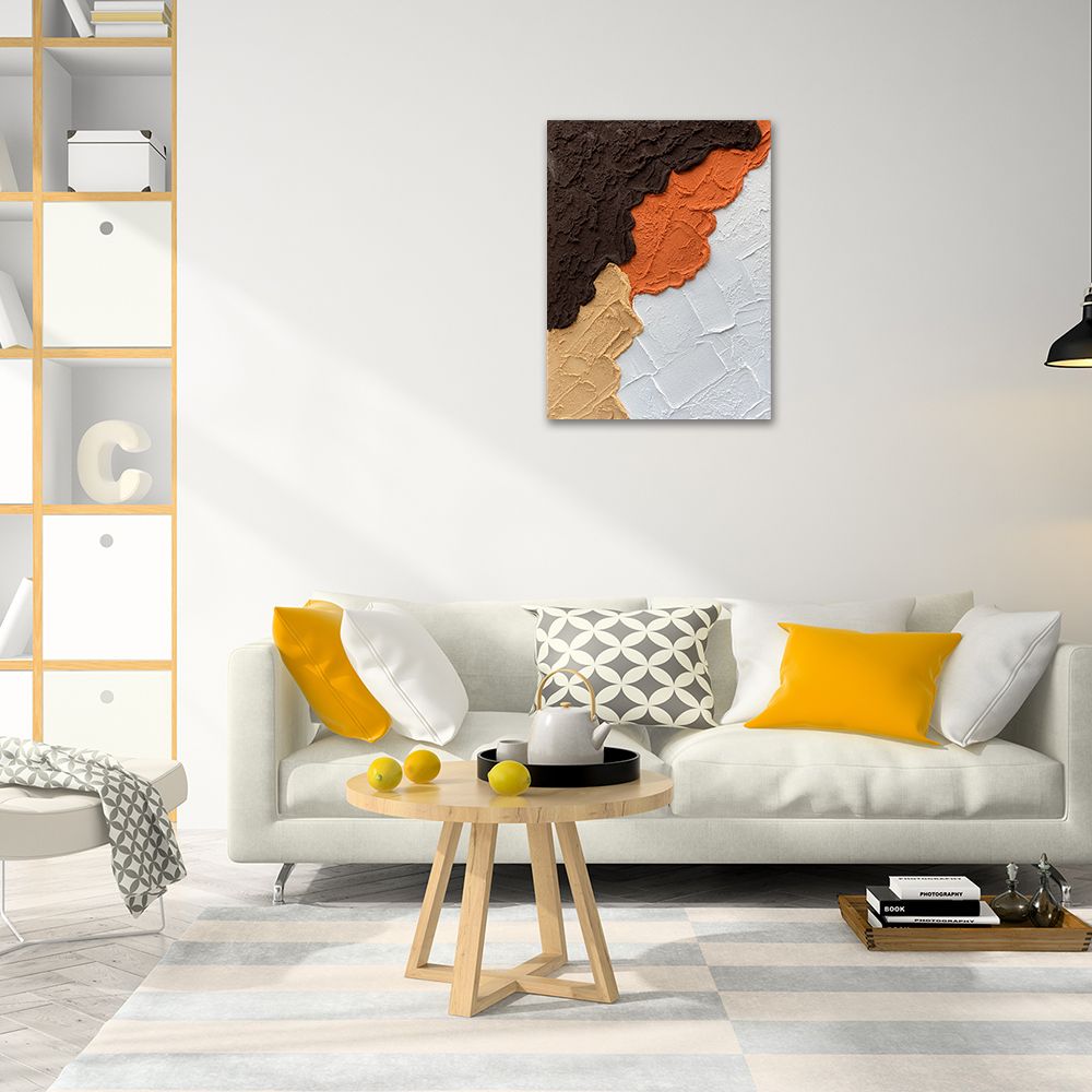 御畫房 當代國家級展覽畫家 抽象系列手繪油畫60×80cm(DB-075)