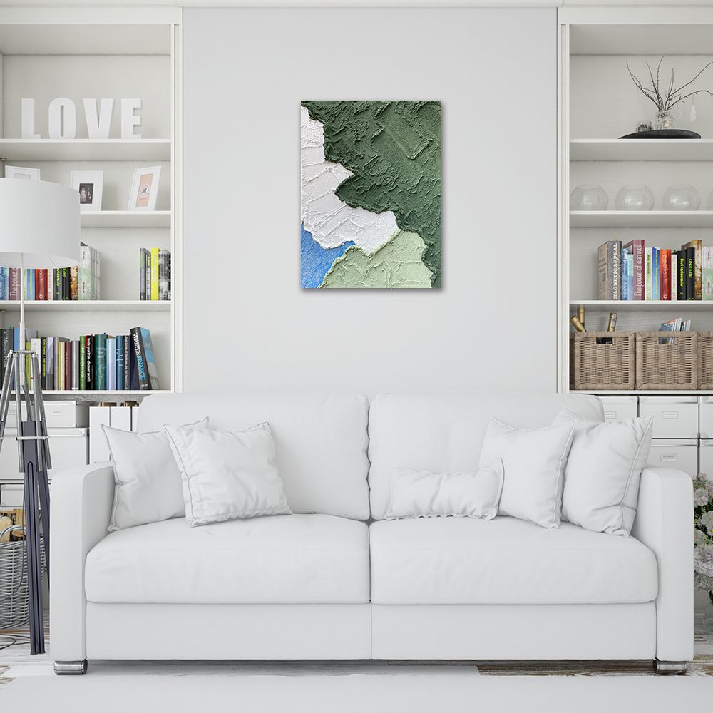 御畫房 當代國家級展覽畫家 抽象系列手繪油畫60×80cm(DB-086)