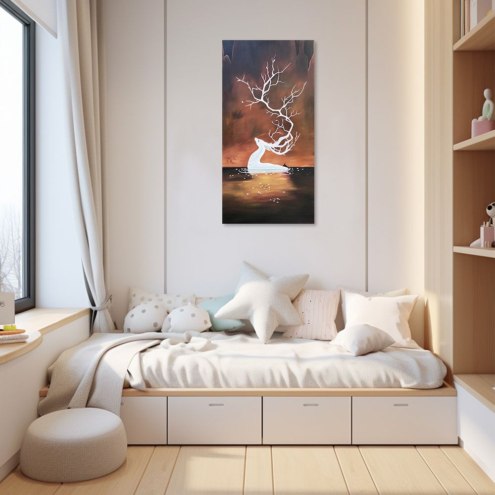 御畫房 當代國家級展覽畫家 抽象系列手繪油畫60×120cm(DB-093)