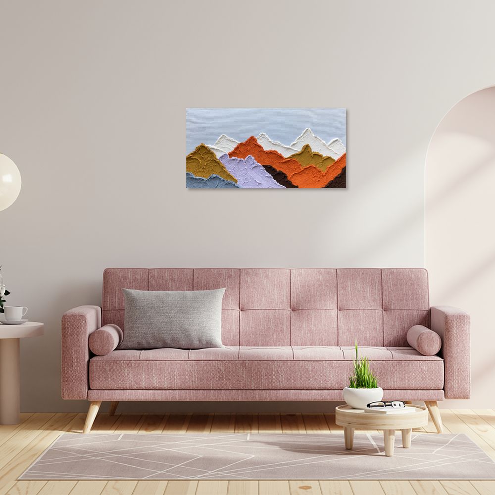 御畫房 當代國家級展覽畫家 抽象系列手繪油畫60×120cm(DB-096)