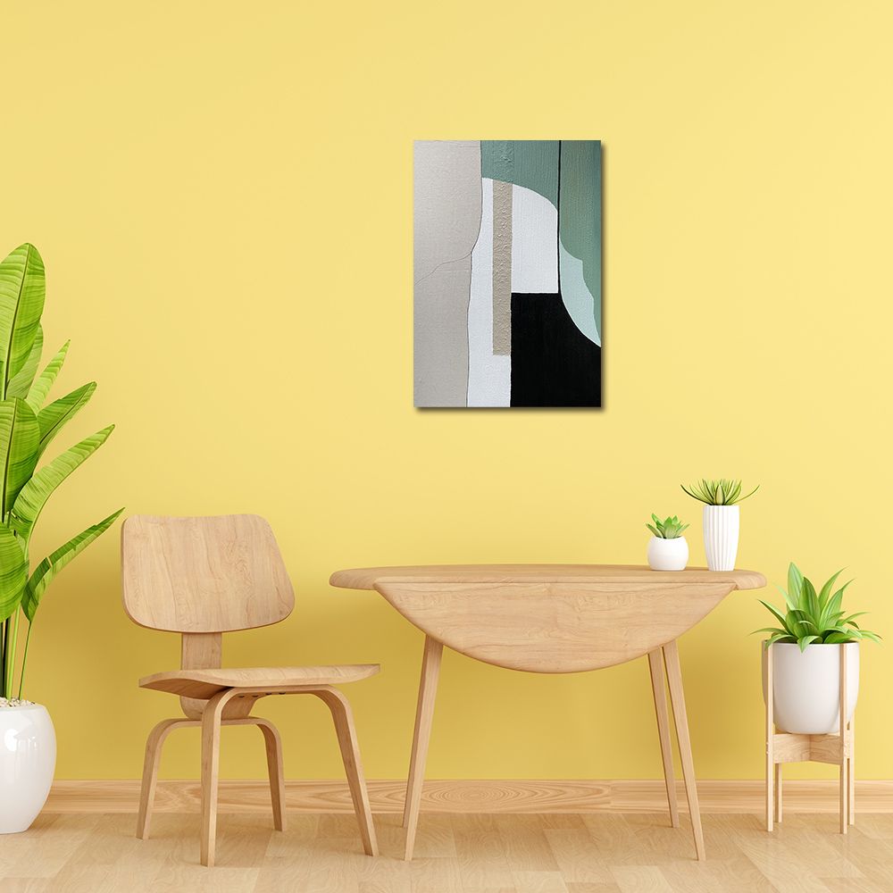 御畫房 當代國家級展覽畫家 抽象系列手繪油畫70×100cm(DB-100)