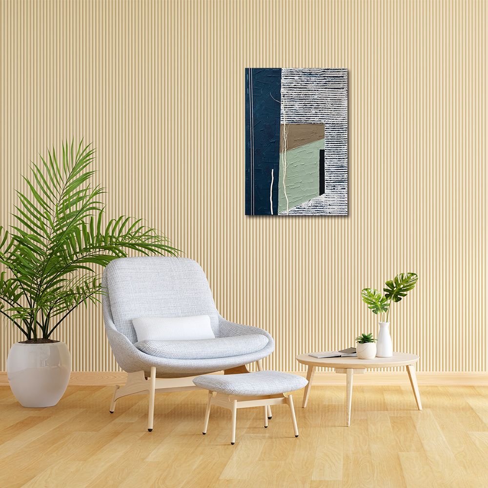 御畫房 當代國家級展覽畫家 抽象系列手繪油畫70×100cm(DB-107)