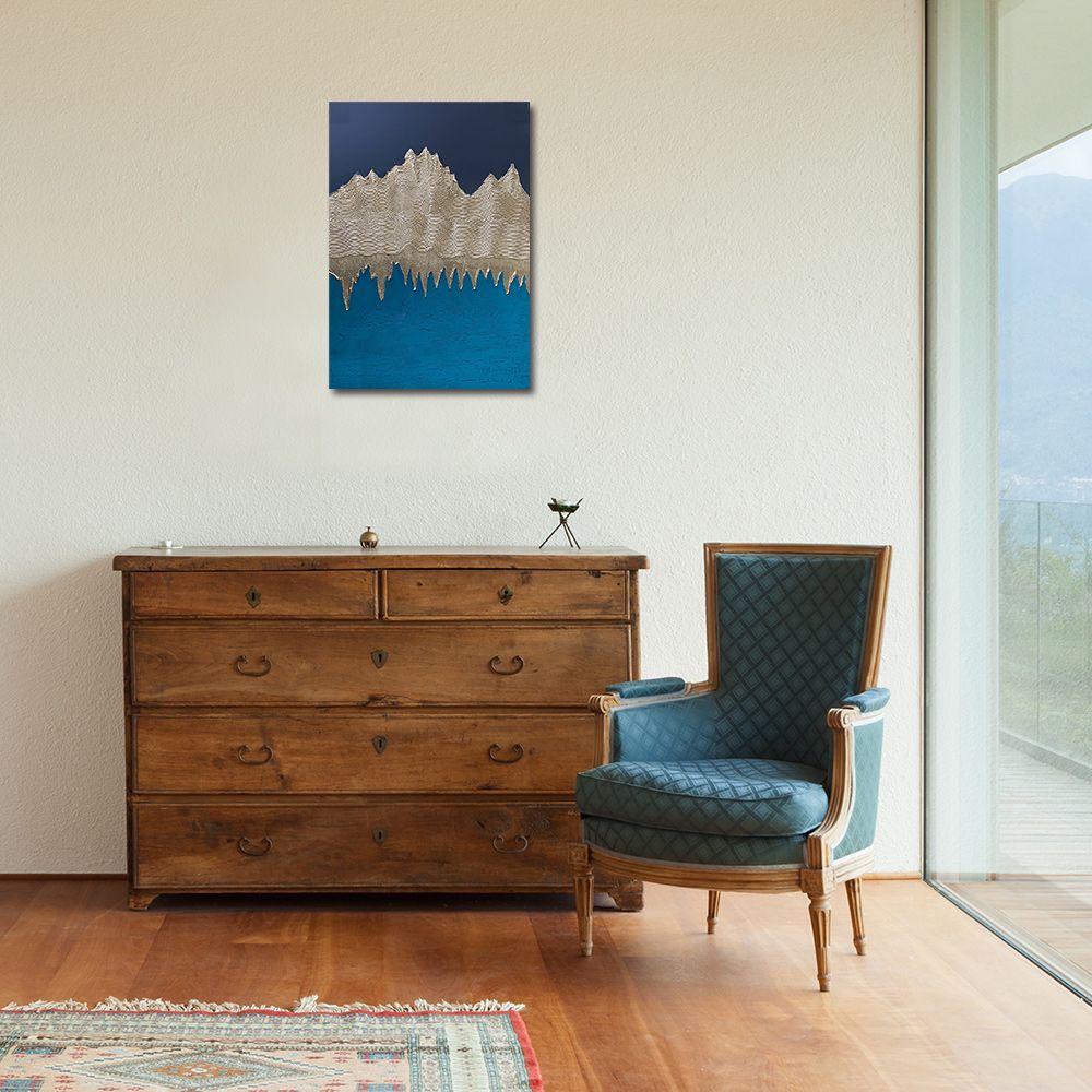 御畫房 當代國家級展覽畫家 抽象系列手繪油畫70×100cm(DB-108)