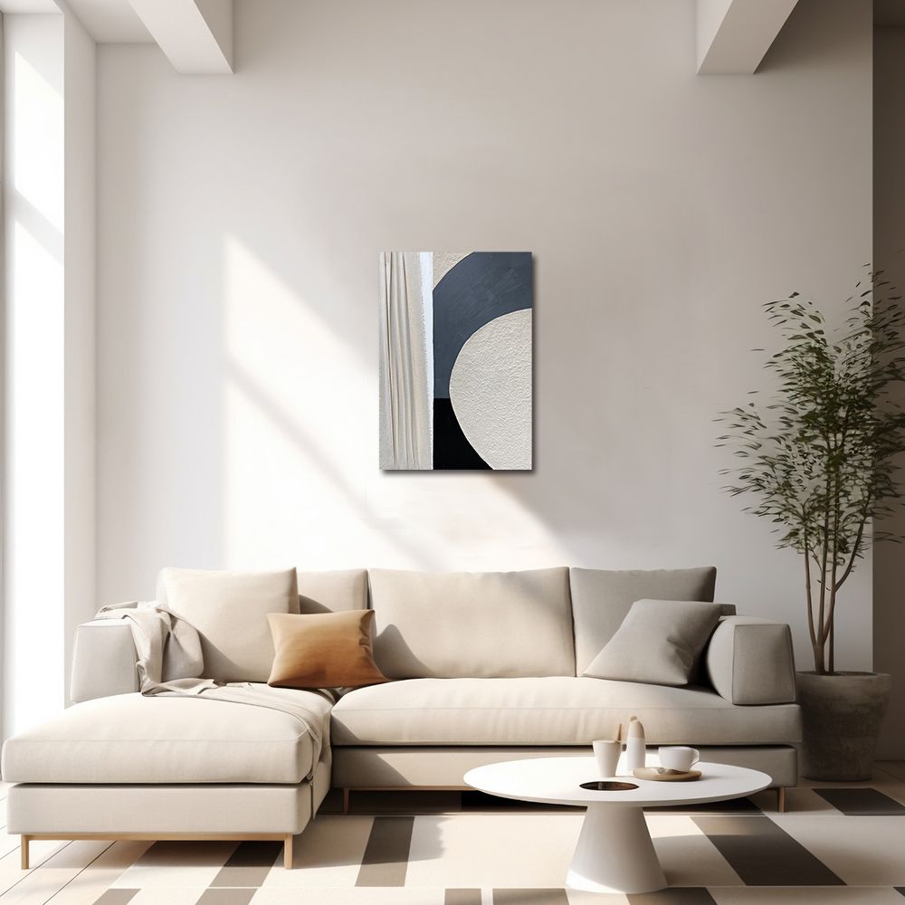 御畫房 當代國家級展覽畫家 抽象系列手繪油畫70×100cm(DB-119)