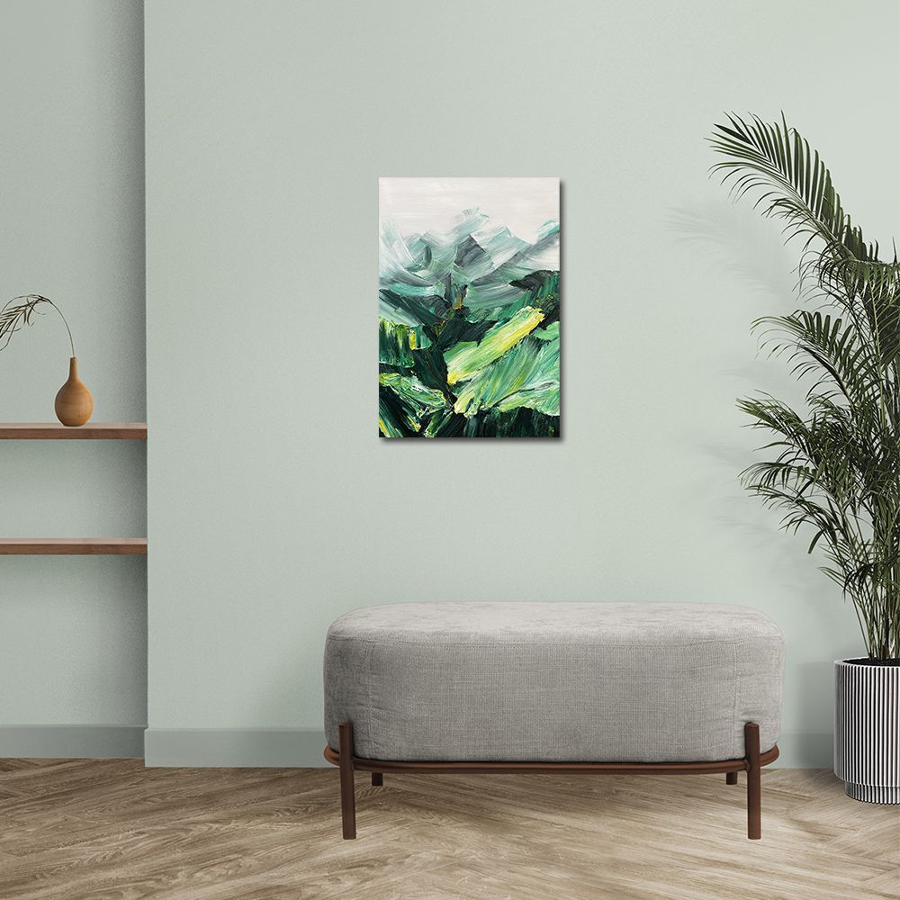 御畫房 當代國家級展覽畫家 抽象系列手繪油畫70×100cm(DB-123)