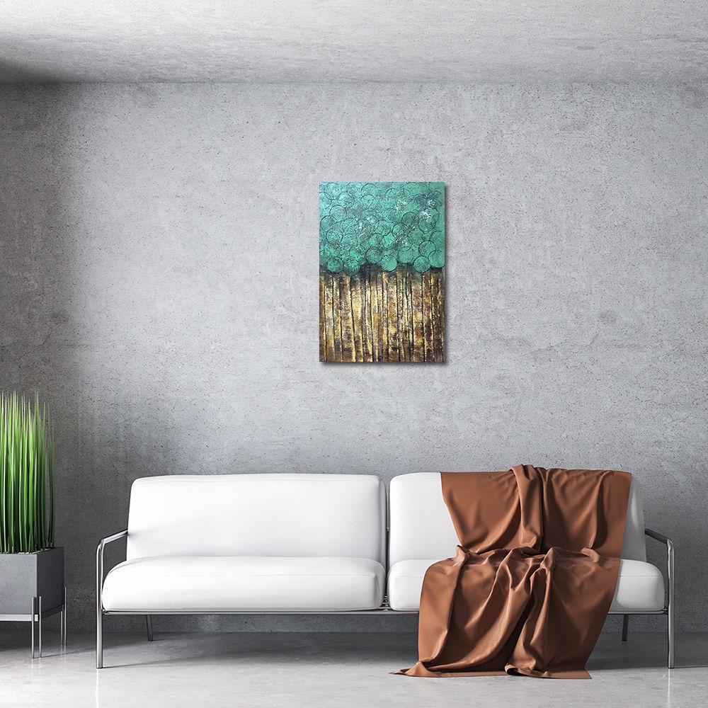 御畫房 當代國家級展覽畫家 抽象系列手繪油畫70×100cm(DB-127)