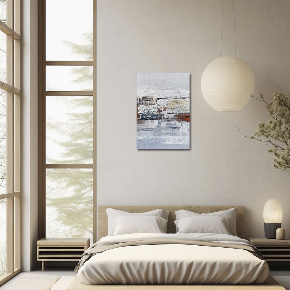 御畫房 當代國家級展覽畫家 抽象系列手繪油畫70×100cm(DB-130)