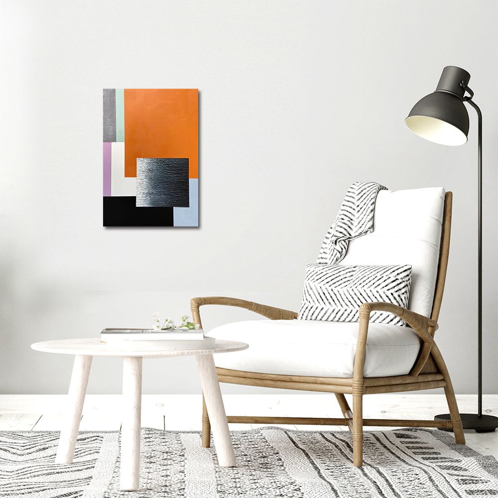 御畫房 當代國家級展覽畫家 抽象系列手繪油畫70×100cm(DB-132)