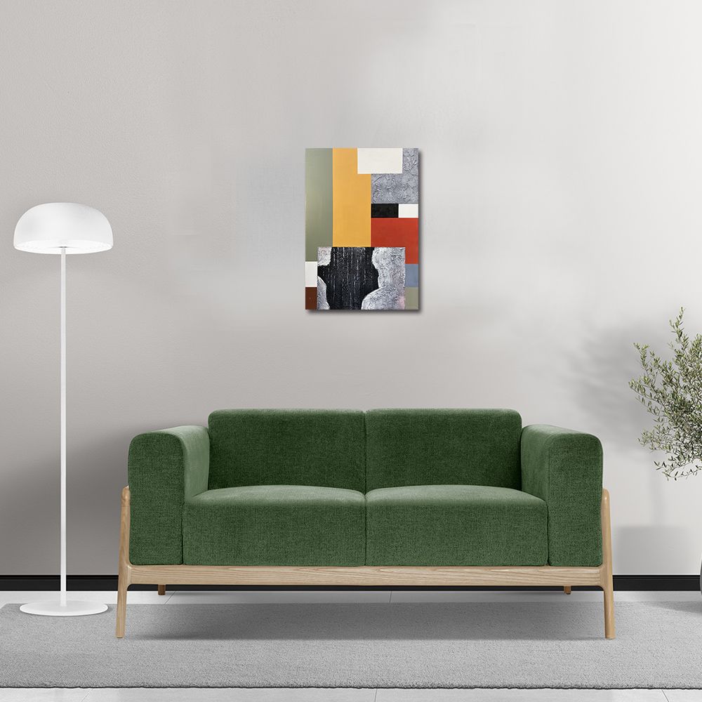 御畫房 當代國家級展覽畫家 抽象系列手繪油畫70×100cm(DB-133)