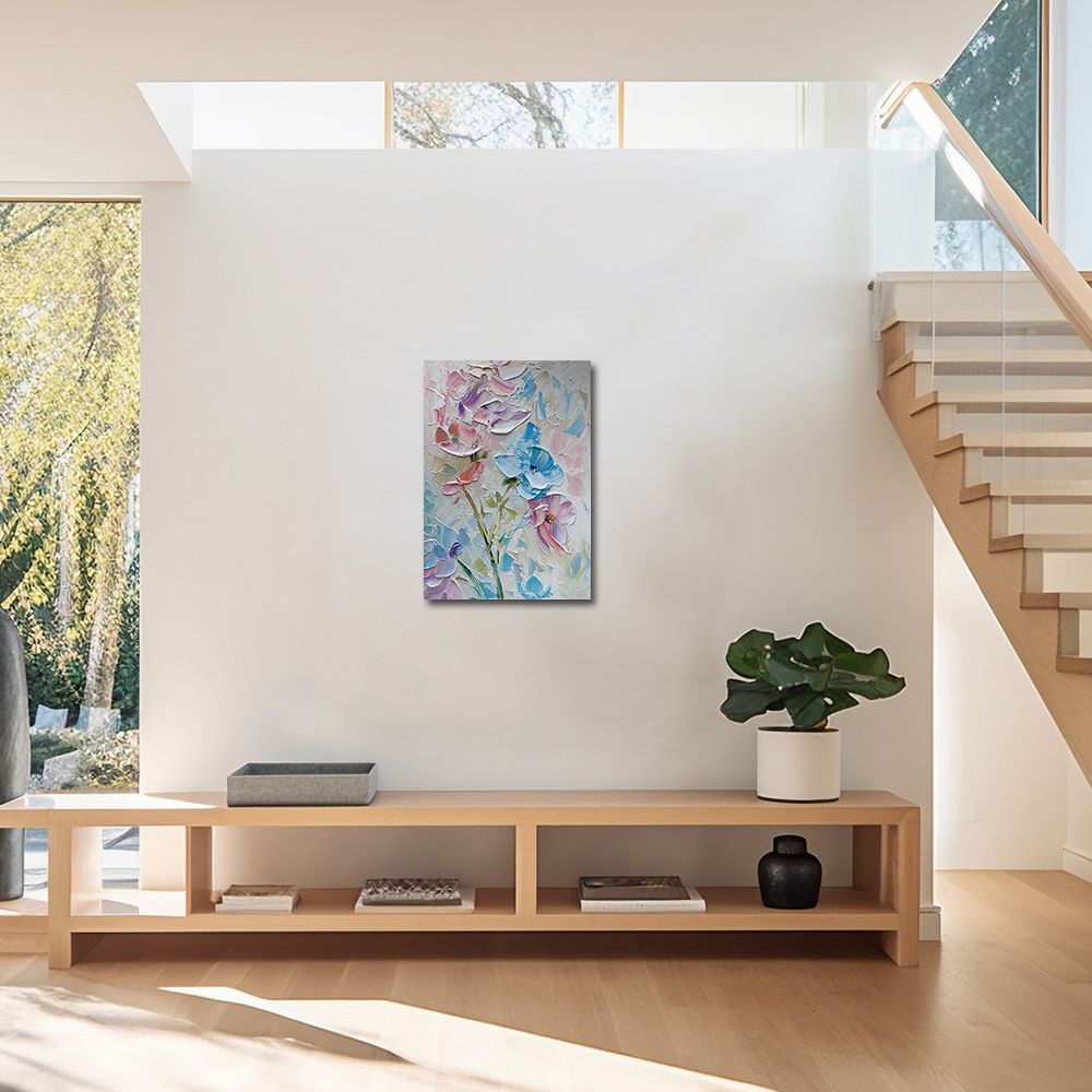 御畫房 當代國家級展覽畫家 抽象系列手繪油畫70×100cm(DB-155)