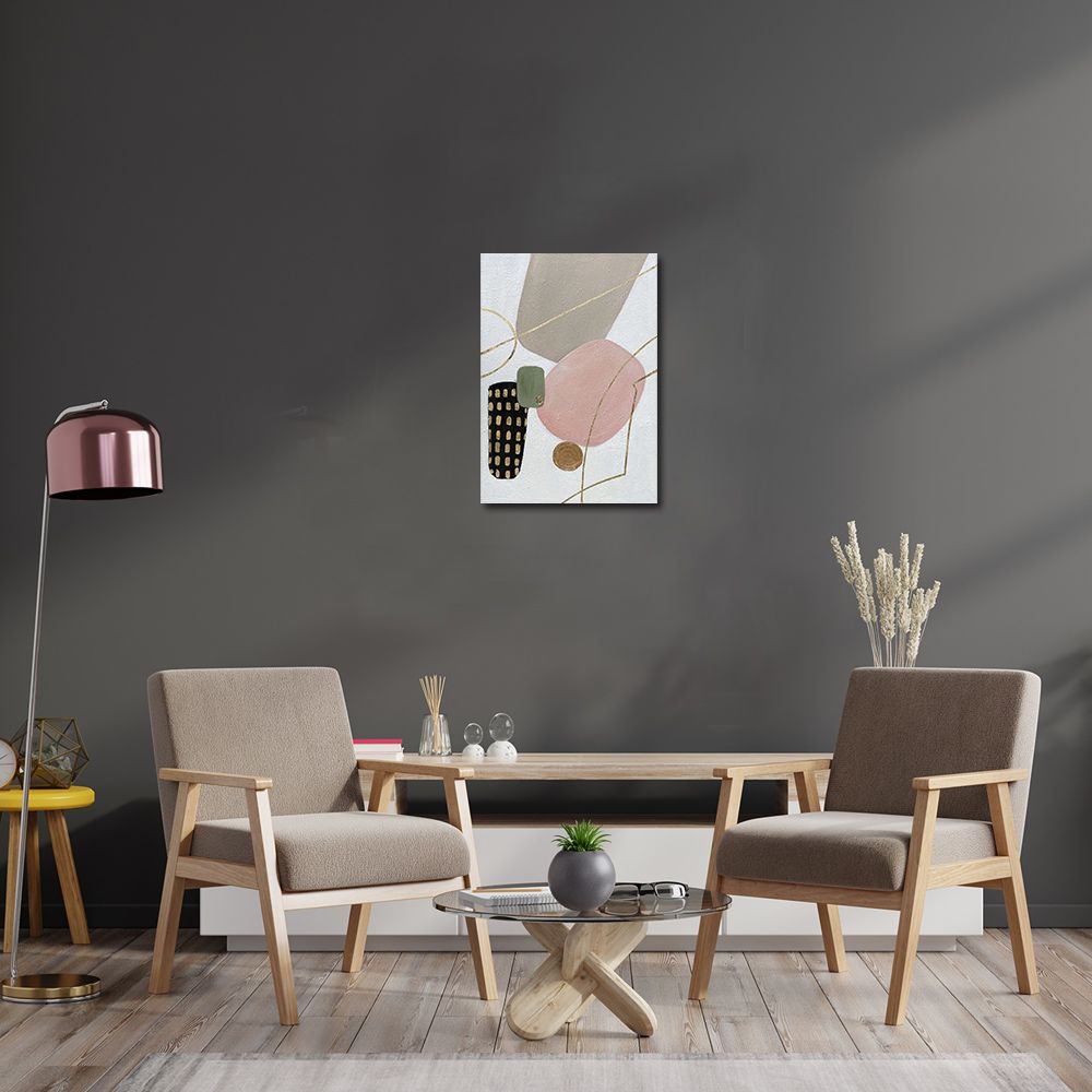 御畫房 當代國家級展覽畫家 抽象系列手繪油畫70×100cm(DB-165)