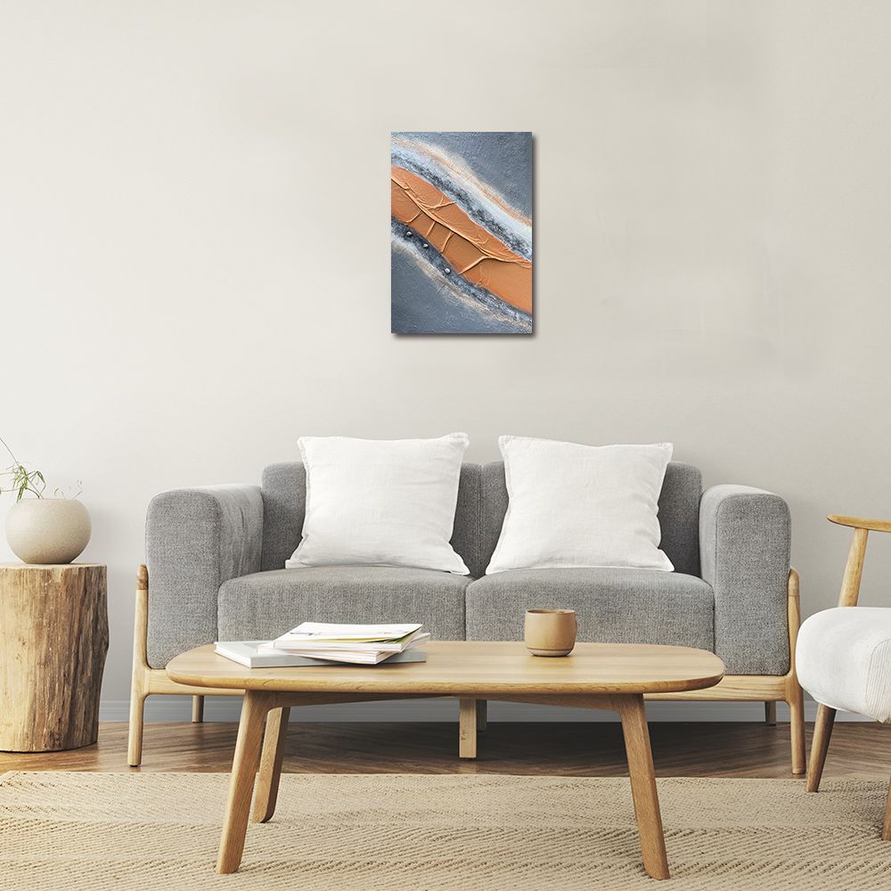 御畫房 當代國家級展覽畫家 抽象系列手繪油畫70×100cm(DB-171)