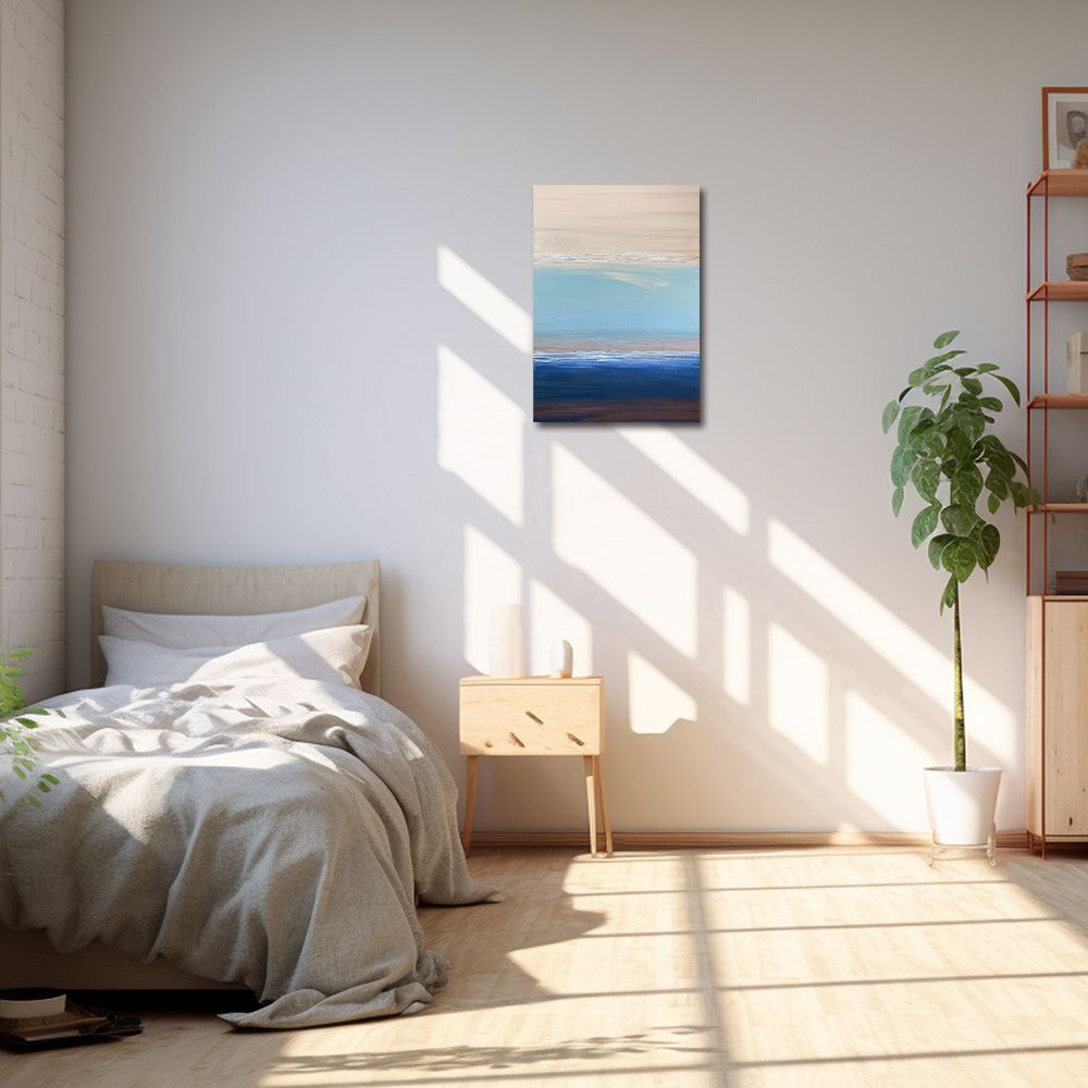 御畫房 當代國家級展覽畫家 抽象系列手繪油畫70×100cm(DB-182)