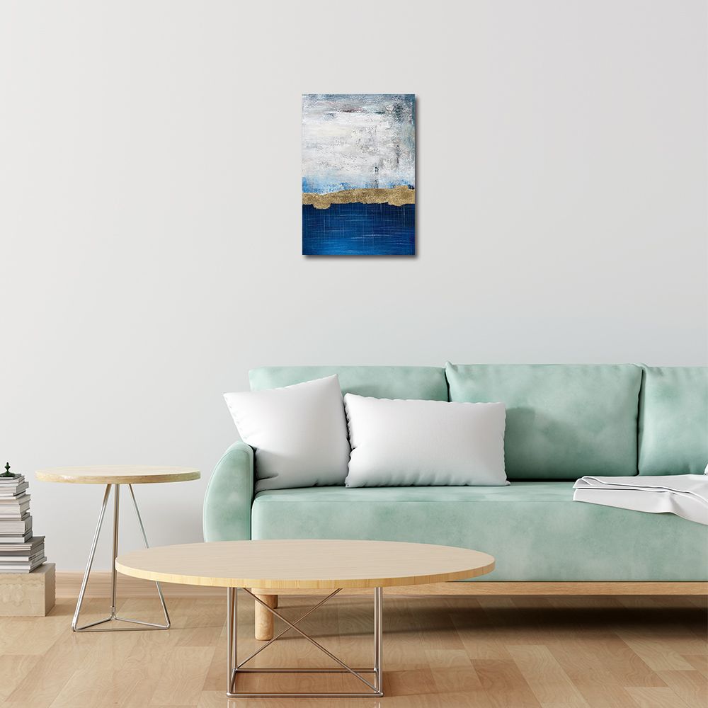 御畫房 當代國家級展覽畫家 抽象系列手繪油畫70×100cm(DB-184)
