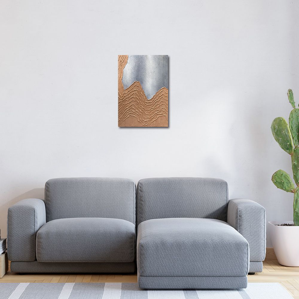 御畫房 當代國家級展覽畫家 抽象系列手繪油畫70×100cm(DB-185)