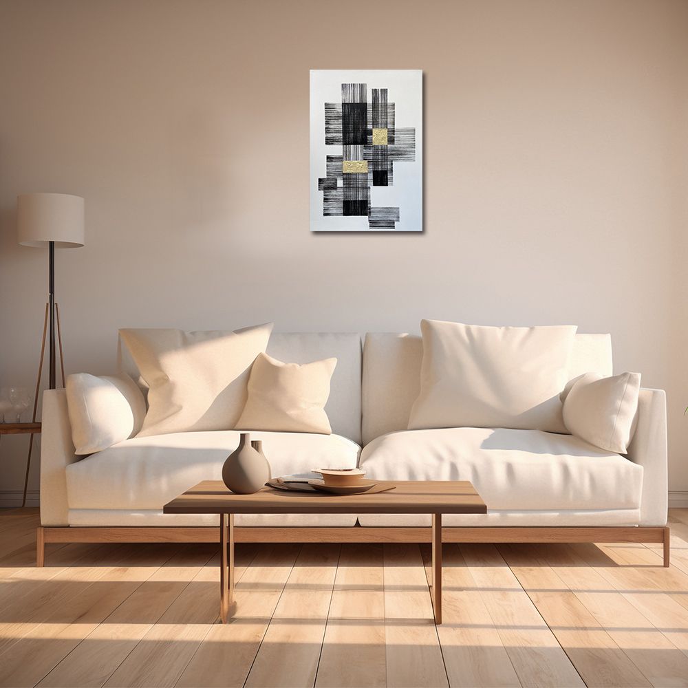 御畫房 當代國家級展覽畫家 抽象系列手繪油畫70×100cm(DB-190)