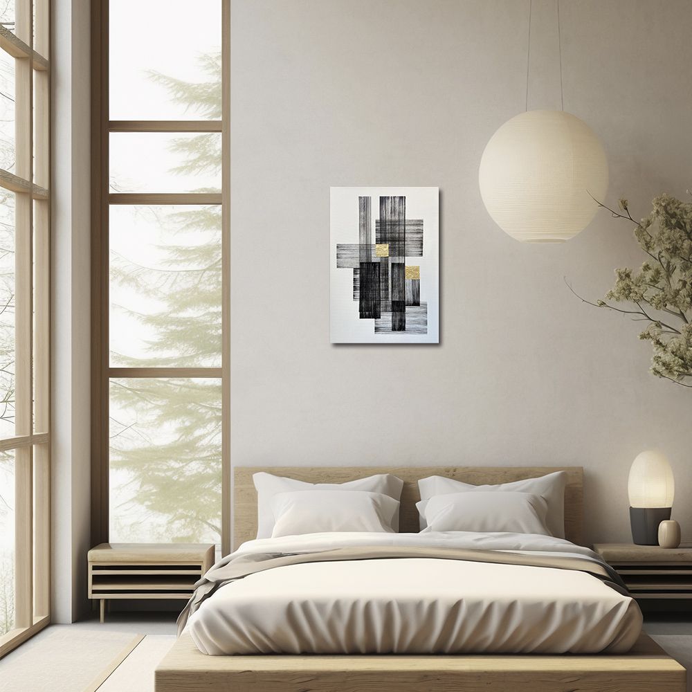 御畫房 當代國家級展覽畫家 抽象系列手繪油畫70×100cm(DB-191)