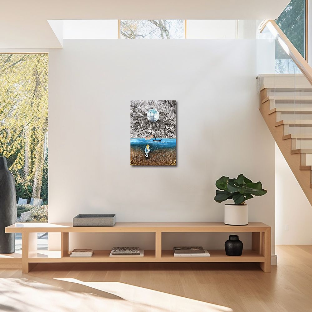 御畫房 當代國家級展覽畫家 抽象系列手繪油畫70×100cm(DB-192)