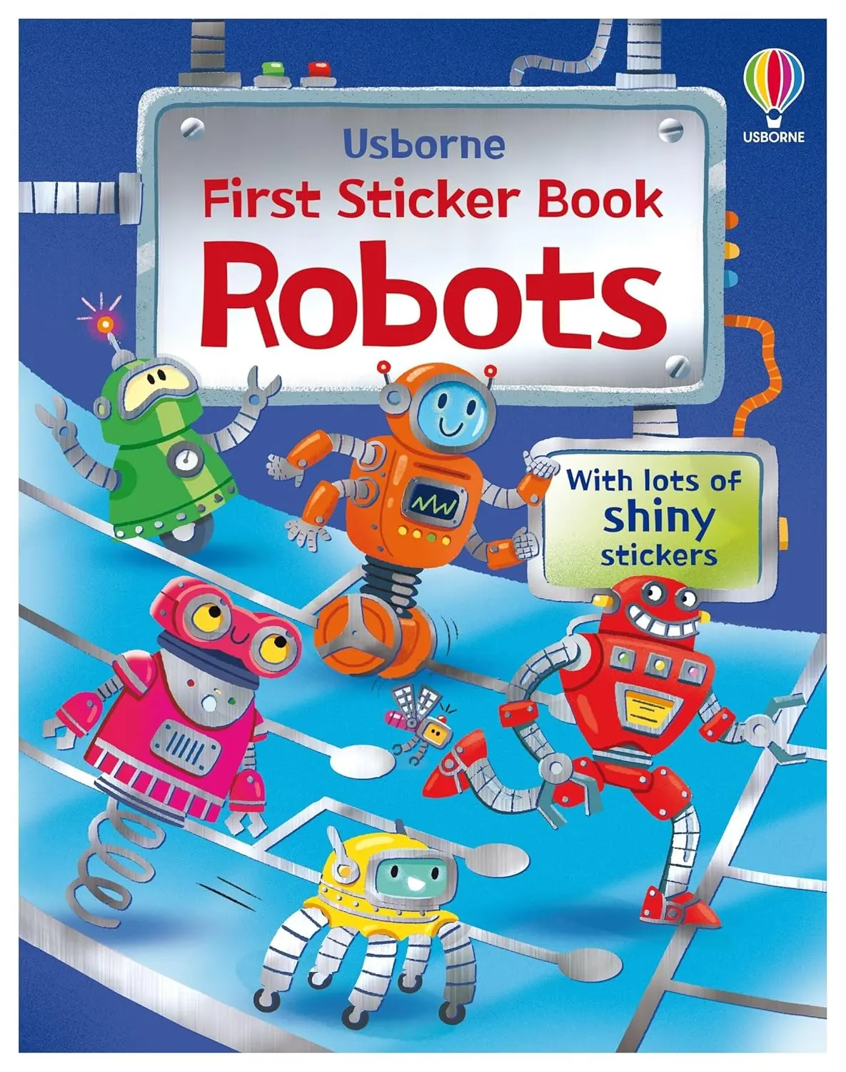 First Sticker Book Robots