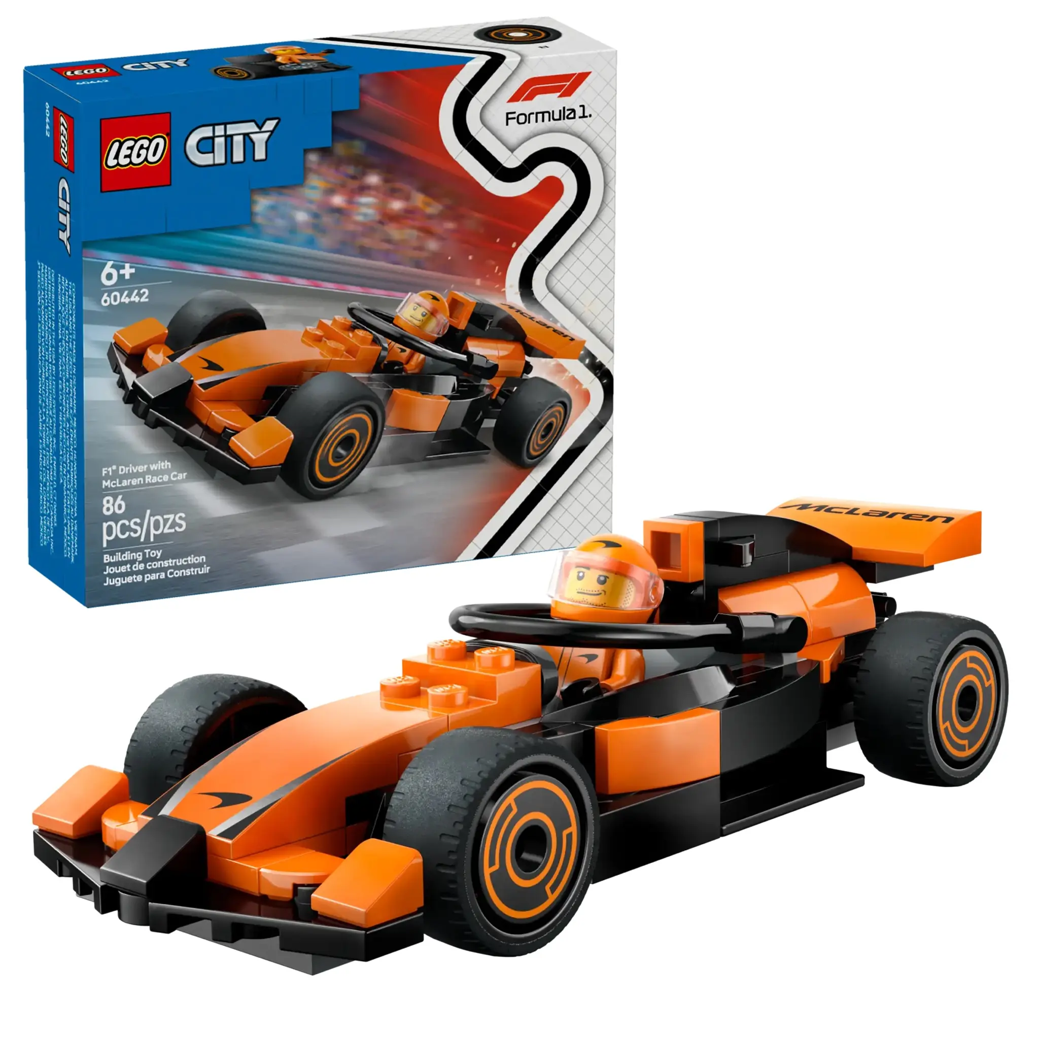 LEGO樂高積木/ CITY/ 60442/ F1®賽車手和McLaren賽車