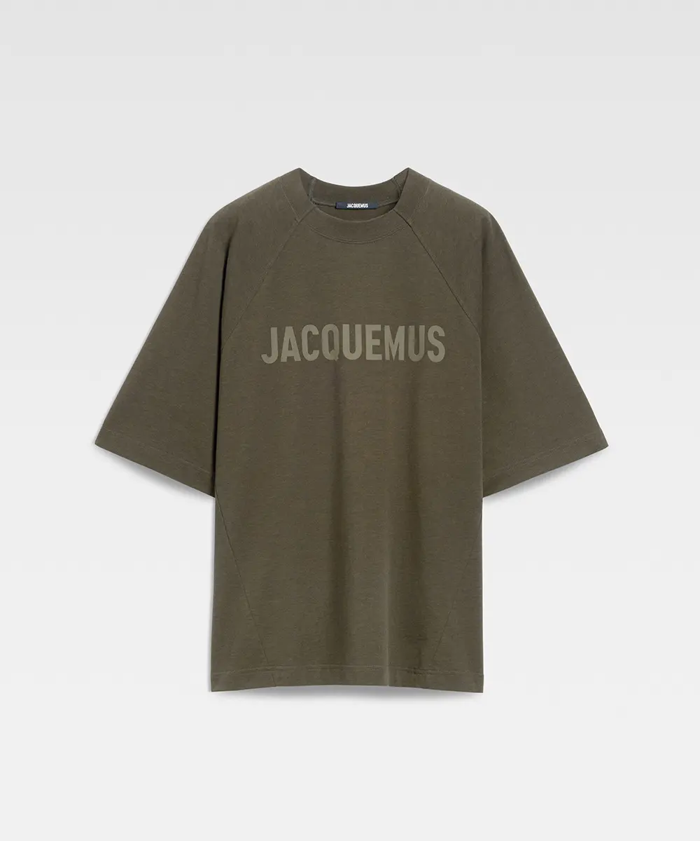 JACQUEMUS LOGO咖啡色短袖TEE_男/中性/ M