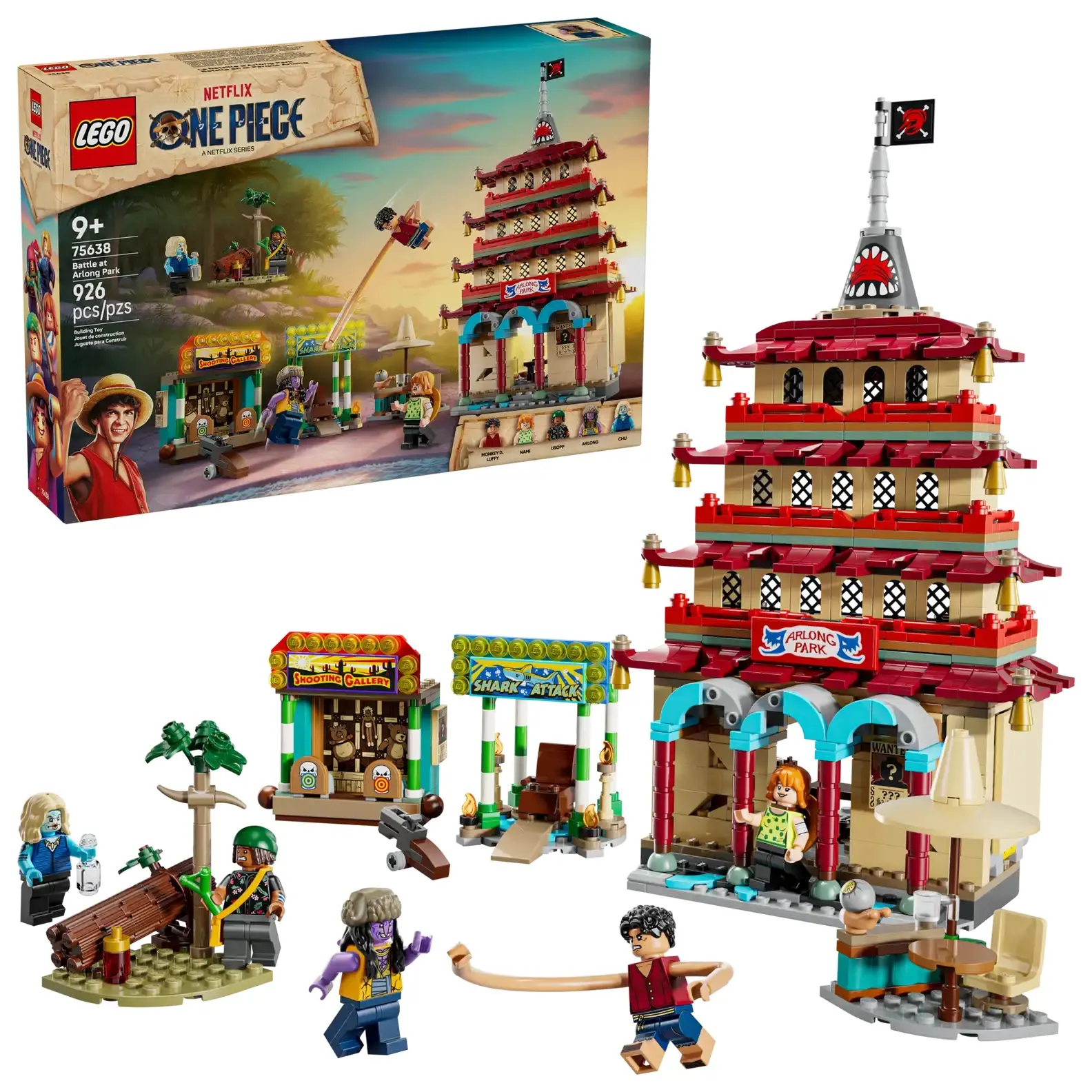 LEGO樂高積木/ ONE PIECE系列/ 75638/ 惡龍樂園之戰