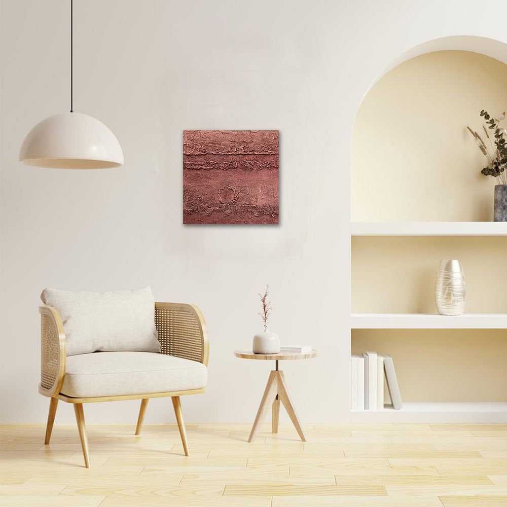 御畫房 當代國家級展覽畫家 抽象系列手繪油畫80×80cm(DB-203)