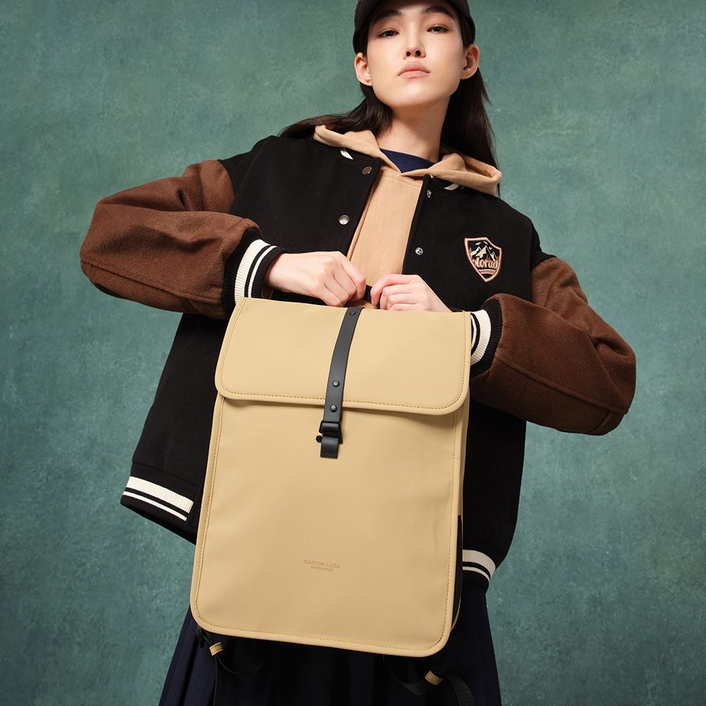 Gaston Luga Däsh Backpack 13/14吋防水後背包/ 拿鐵色