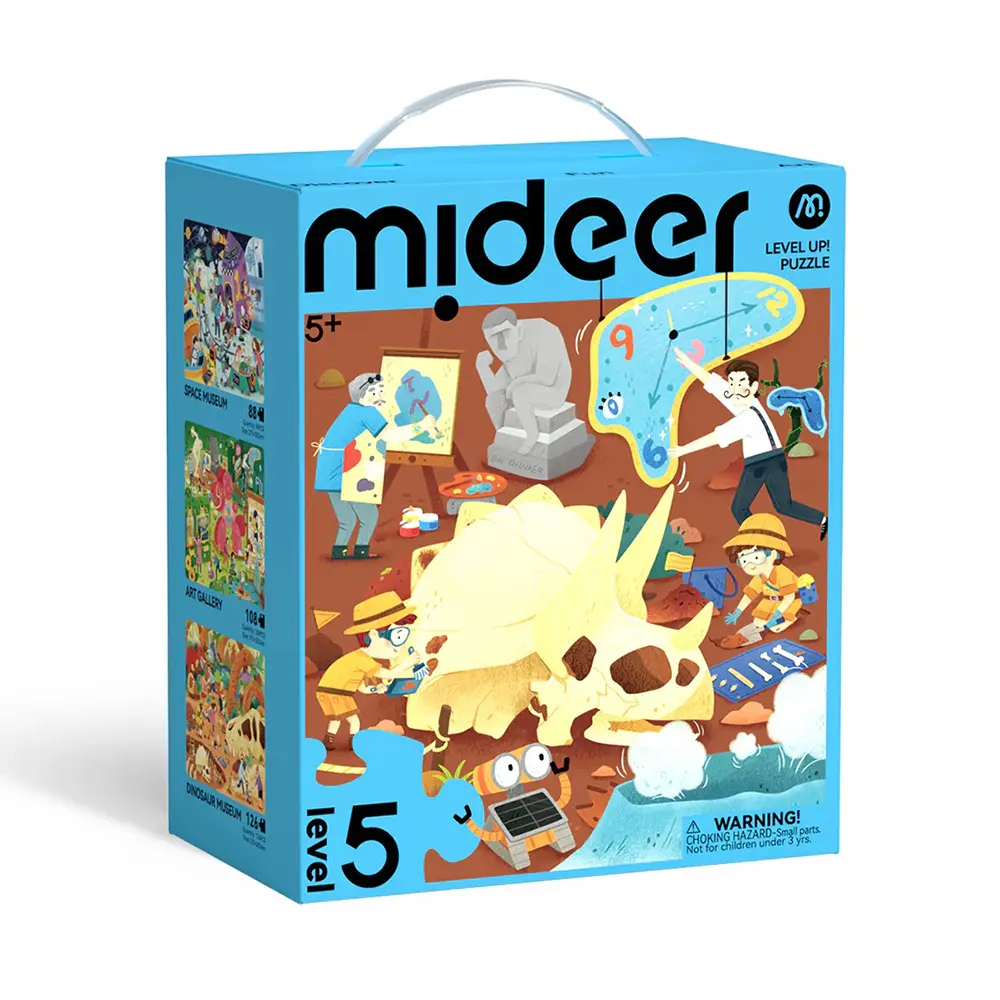 Mideer進階式拼圖/ 奇妙博物館/ LEVEL5
