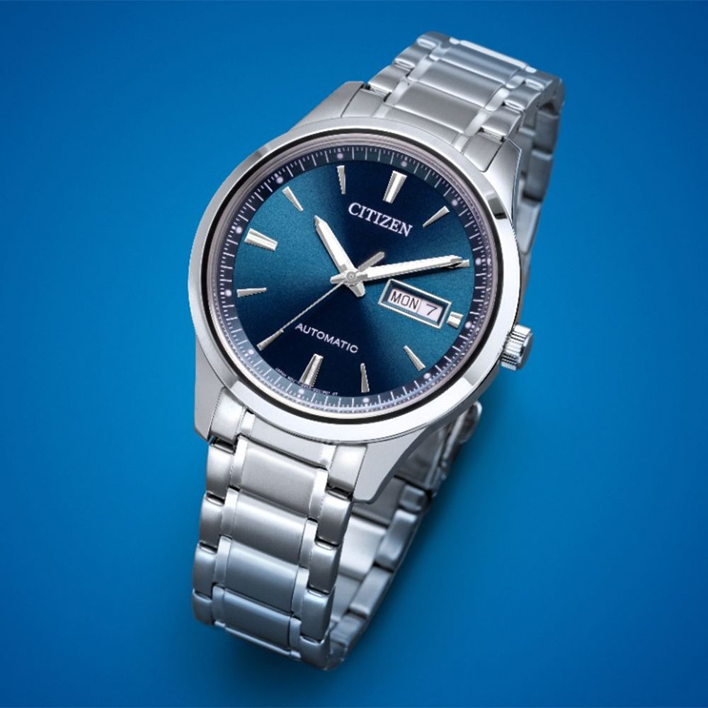 CITIZEN 星辰 限量 復古時尚大三針機械錶-40mm 男錶/ NY4058-79L