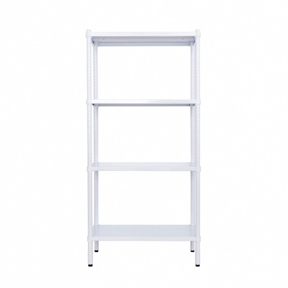 【dayneeds】極致工藝 60x45x120公分 四層烤漆鐵板架/ 白色