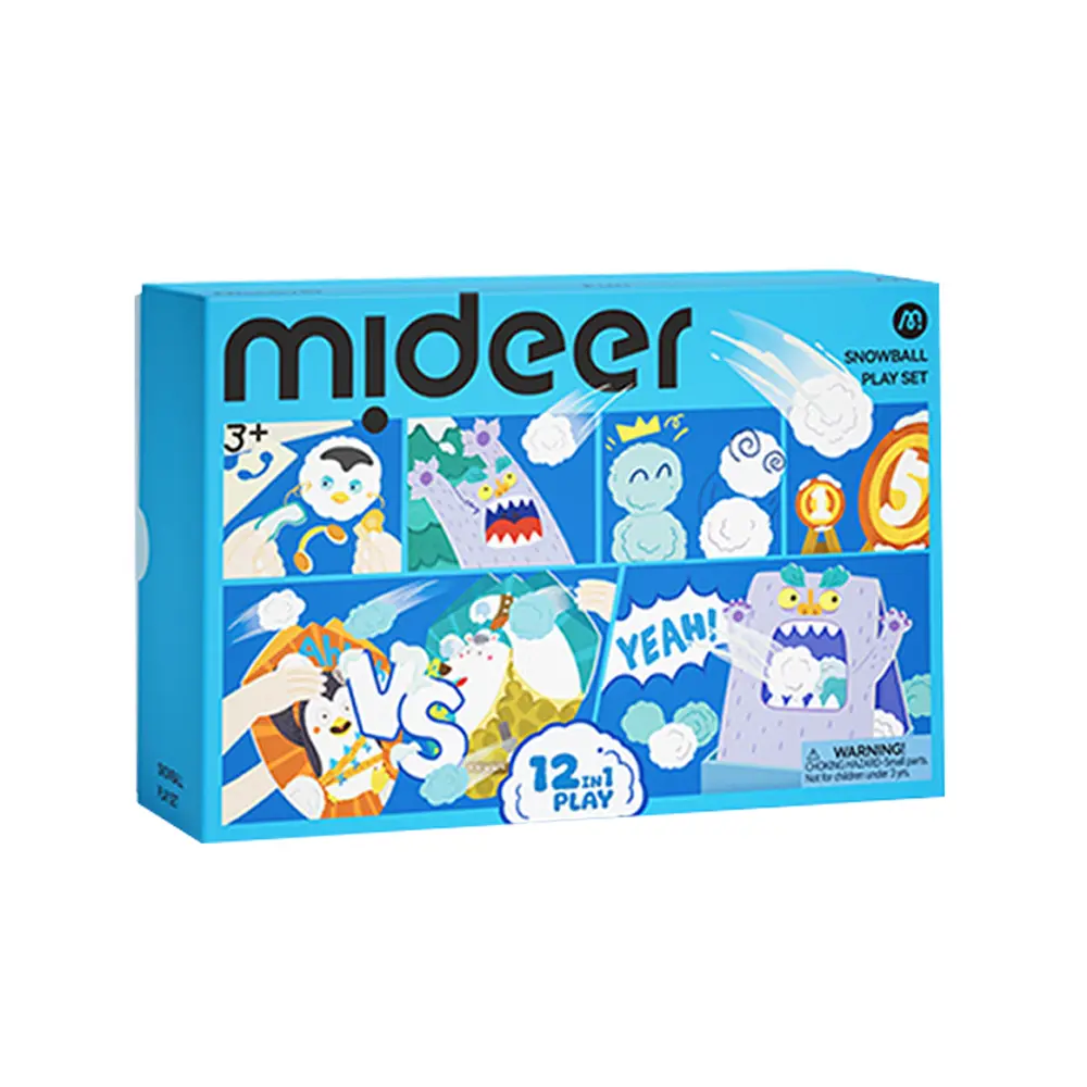 Mideer雪球大戰毛氈DIY遊戲組