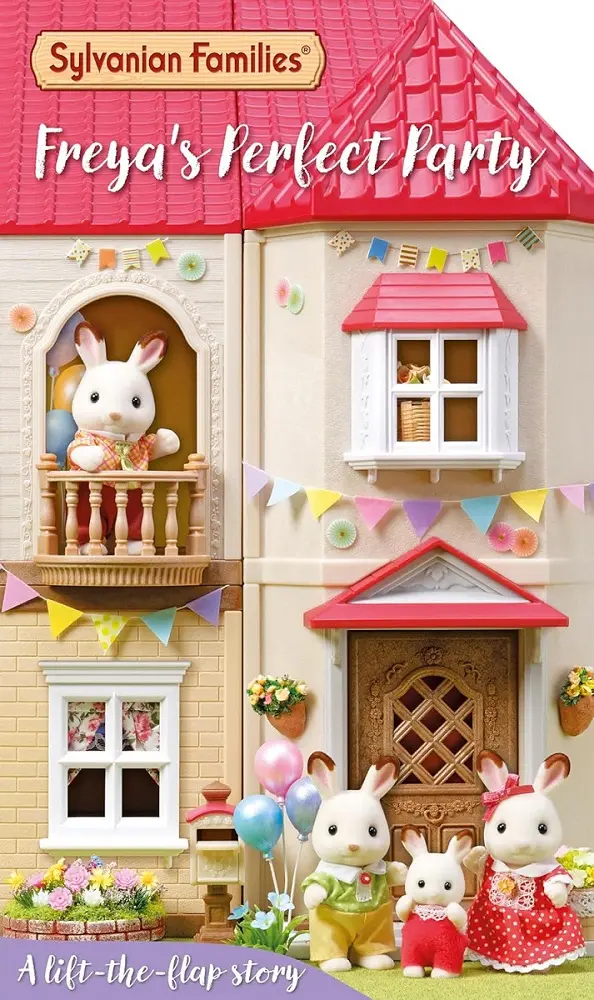 森林家族翻頁遊戲書➤Sylvanian Families: Freya's Perfect Party