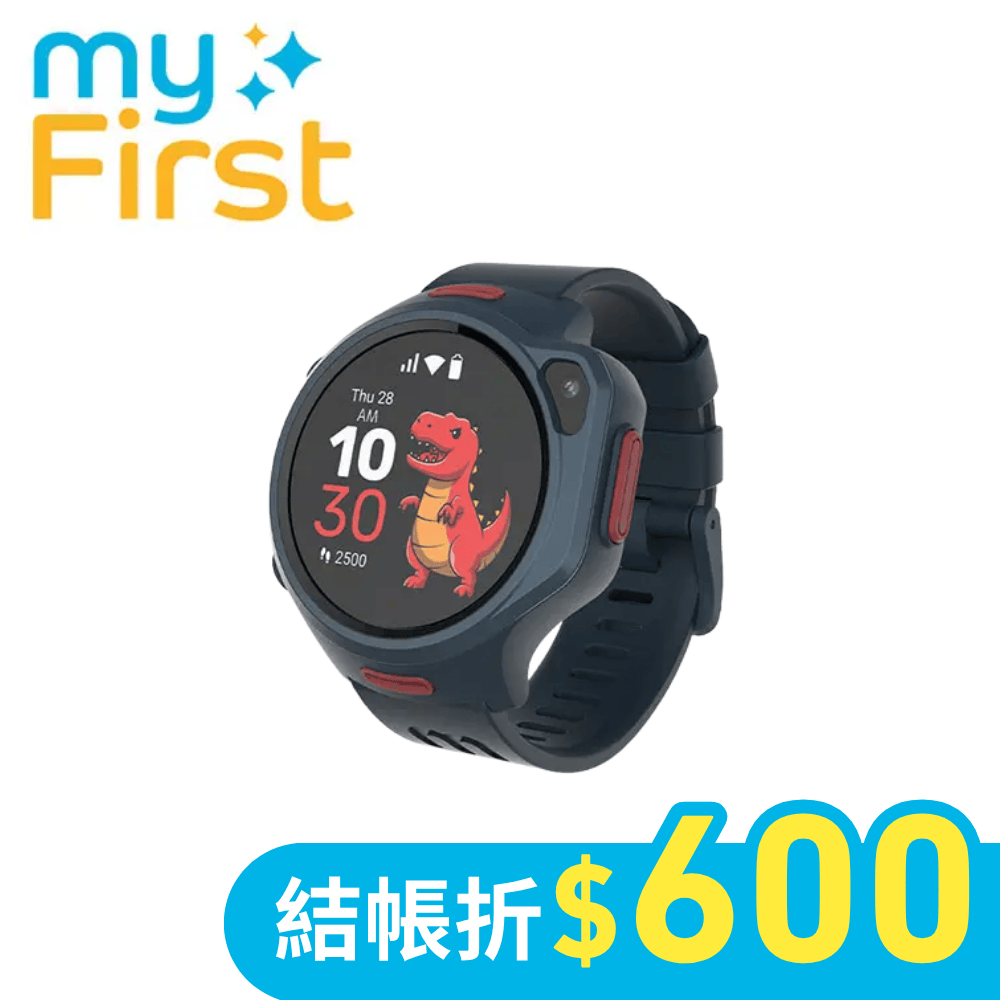 內建eSIM出國強支援➤myFirst Fone R2智慧兒童手錶/ 綜合莓藍