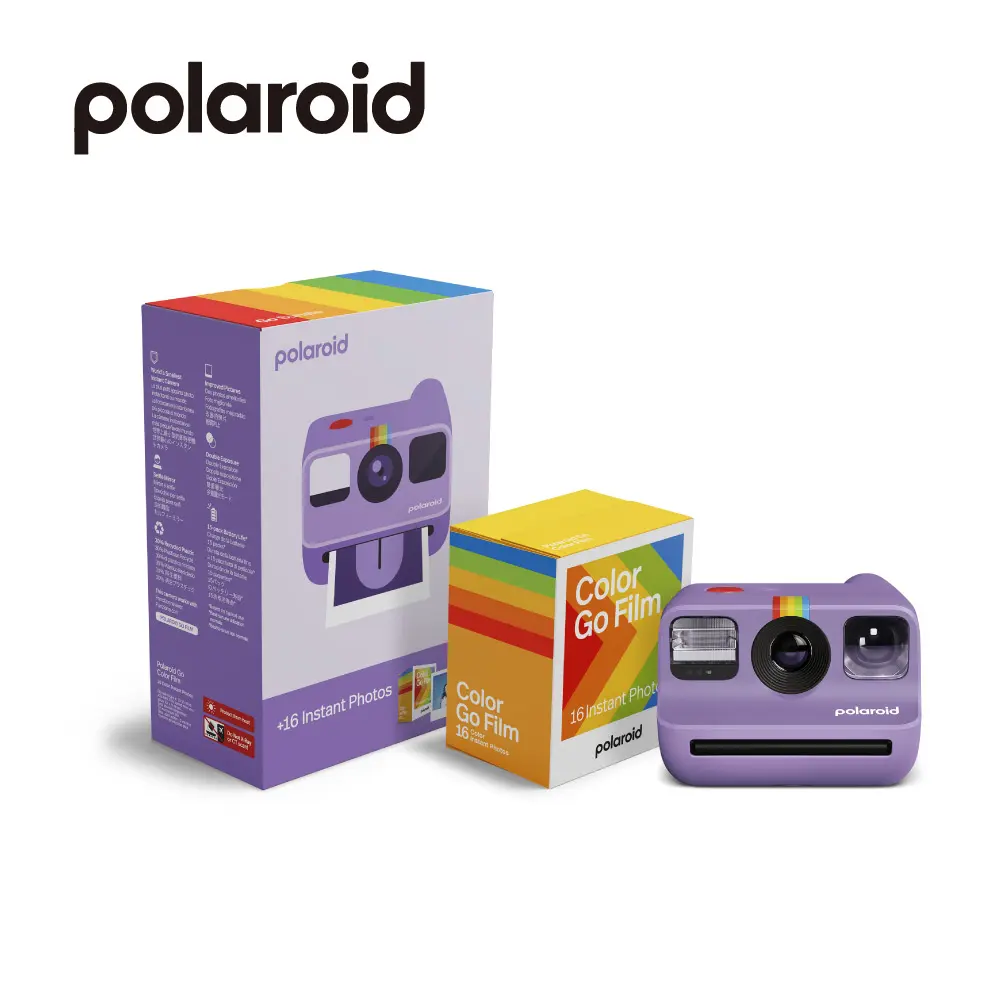 Polaroid 寶麗萊 GO G2 拍立得相機套裝版 (內含16張相紙)/ 紫色