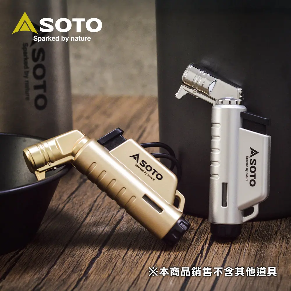 日本SOTO L型填充式掌中點火器ST-A486限定系列/ 星燦銀(ST-A486SVEXP)