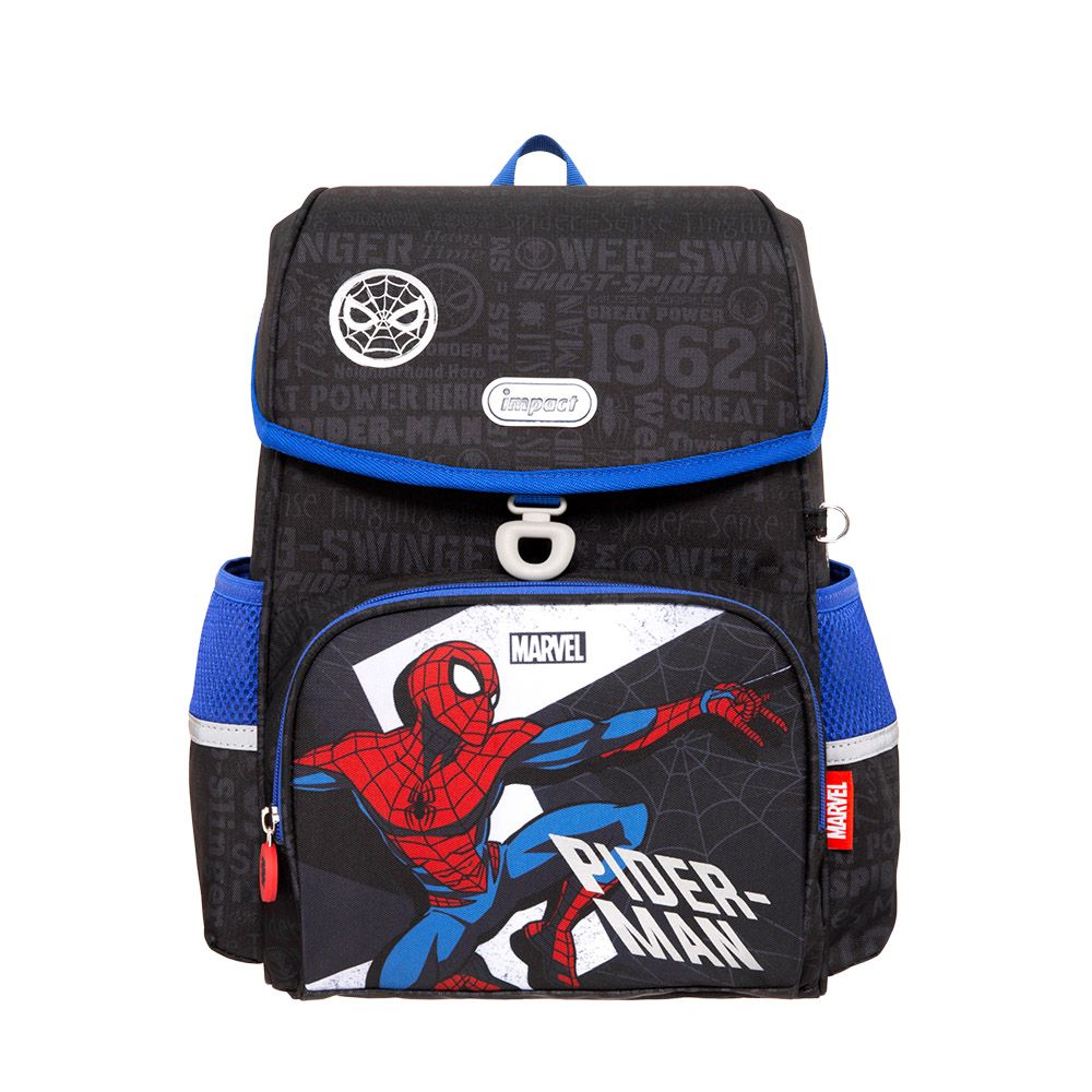 IMPACT怡寶蜘蛛人Spider Man懸浮磁扣護脊書包/ IMMVSD709BK