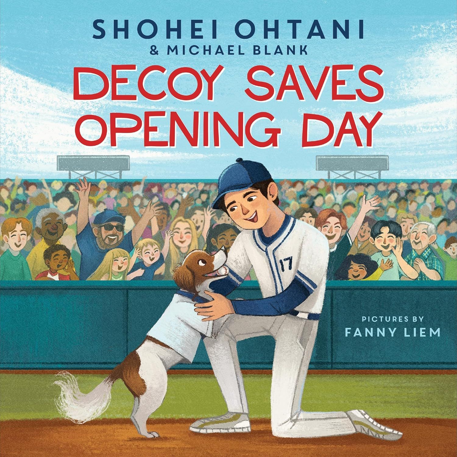 大谷翔平與萌犬開球日➤Decoy Saves Opening Day