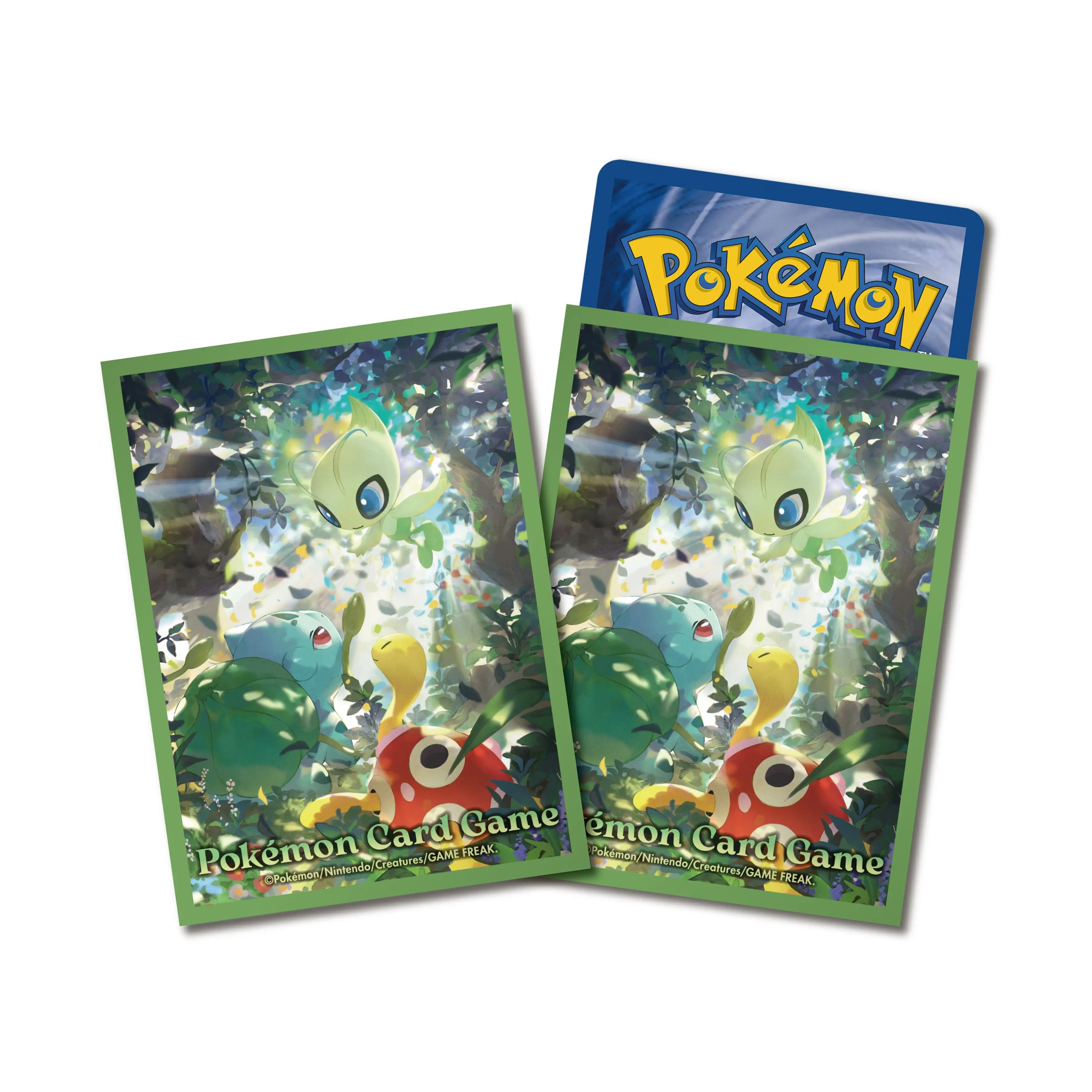 PTCG寶可夢集換式卡牌遊戲/ 高級寶可夢造型卡套/ 時拉比與夥伴們
