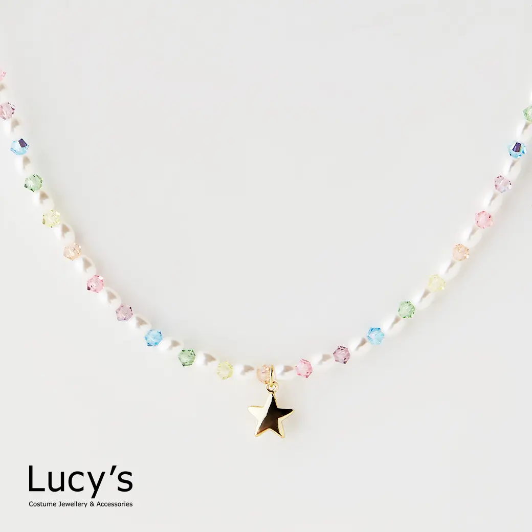 Lucy's KIDS 兒童系列｜微光星橋 兒童項鍊 (三色) (126305/126306/126307)/ 金彩